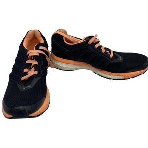 Adidas GLIDE BOOST Black Orange Sneakers Size: 8.5